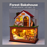 DIY Book Nook Kit – Forest Bakehouse | Cozy Wooden Bakery Diorama