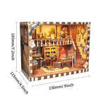 Photo Studio Miniature Book Nook Kit with Lights