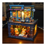 DIY Book Nook Kit – Book Cafe Mystery | Cozy Bookshop Nook & Cover