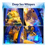 DIY Book Nook Kit – Deep Sea Whispers | Wooden Ocean Diorama Kit
