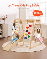 Compact Wooden Indoor Playground with Slide