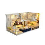 DIY Book Nook Kit – Timeless Shadows | Wooden Miniature Room with Light