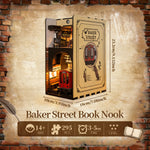 Street Scene Wooden Book Nook Model Kit