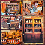 Photo Studio Miniature Book Nook Kit with Lights