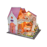 DIY Book Nook Kit – Pink Eden | Romantic Pink Miniature Garden House