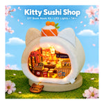 DIY Book Nook Kit – Kitty Sushi Shop | Fun Miniature Sushi Bar Build