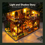 DIY Book Nook Kit – Light and Shadow Story | Retro Loft with Cover