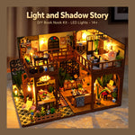 DIY Book Nook Kit – Light and Shadow Story | Retro Loft with Cover