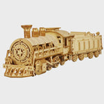 Wooden Locomotive and Carriage Model Kit
