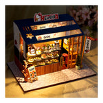 DIY Book Nook Kit – Sushi Master | Wooden Miniature Sushi Shop Build