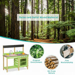 Outdoor Wooden Mud Kitchen with Water Play Sink
