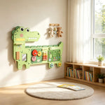 Green Dinosaur Wall-Mounted Activity Board