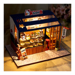 DIY Book Nook Kit – Sushi Master | Wooden Miniature Sushi Shop Build