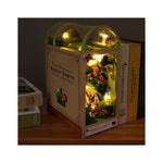 DIY Book Nook Kit – Firefly Forest | LED Wooden Book Nook Diorama