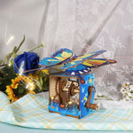 Colorful Butterfly Wooden Music Box Kit