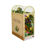 DIY Book Nook Kit – Firefly Forest | LED Wooden Book Nook Diorama