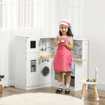 Corner Play Kitchen with Washing Machine and Ice Maker
